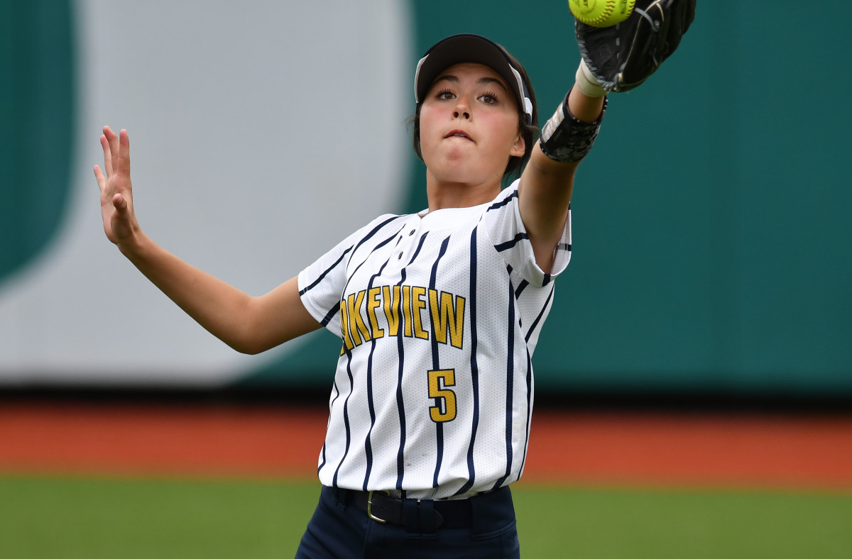 Lakeview Grant Union 2A:1A softball final Taylor Balkom 22